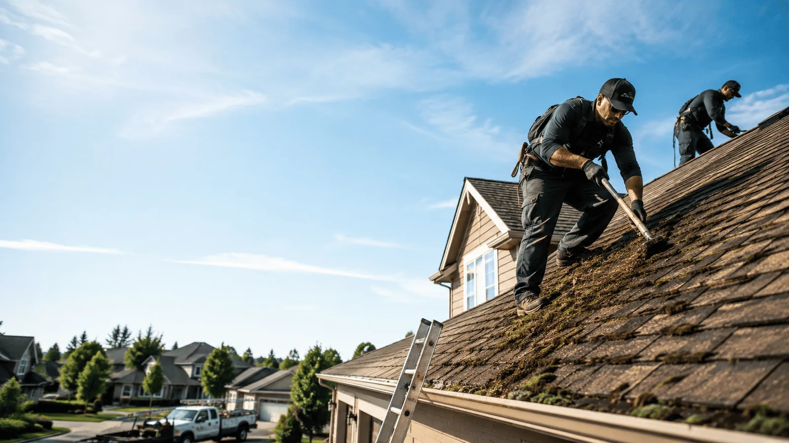 Roof Moss Removal in Mount Pleasant, OH near me